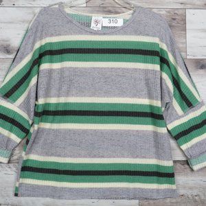 Self Esteem* Women's Pullover Cuffed Sleeves Boat Neck Sweater‎ Size XL